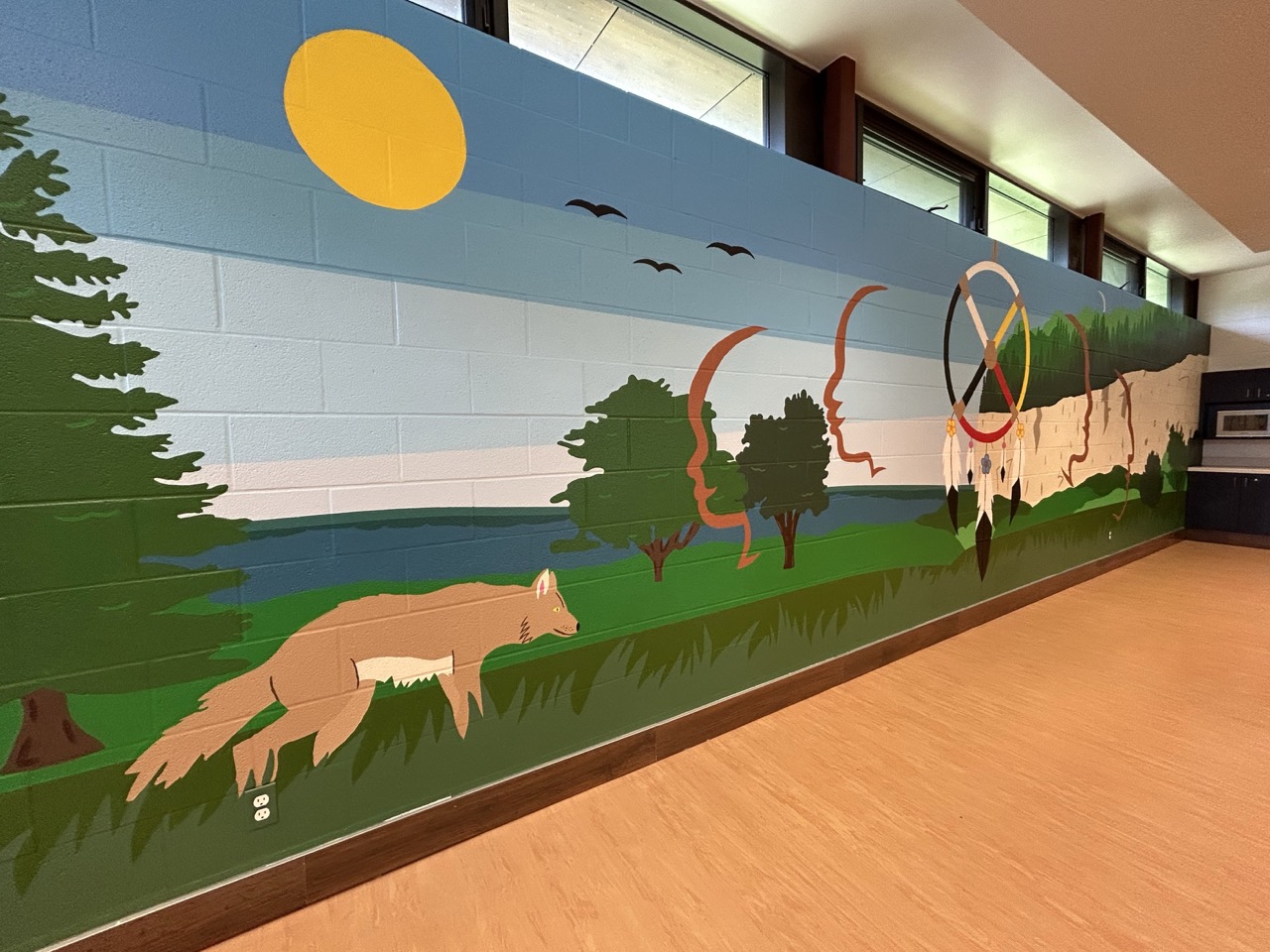 Mountainside Community Room and Mural