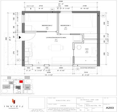 Detached two car garage floorplan