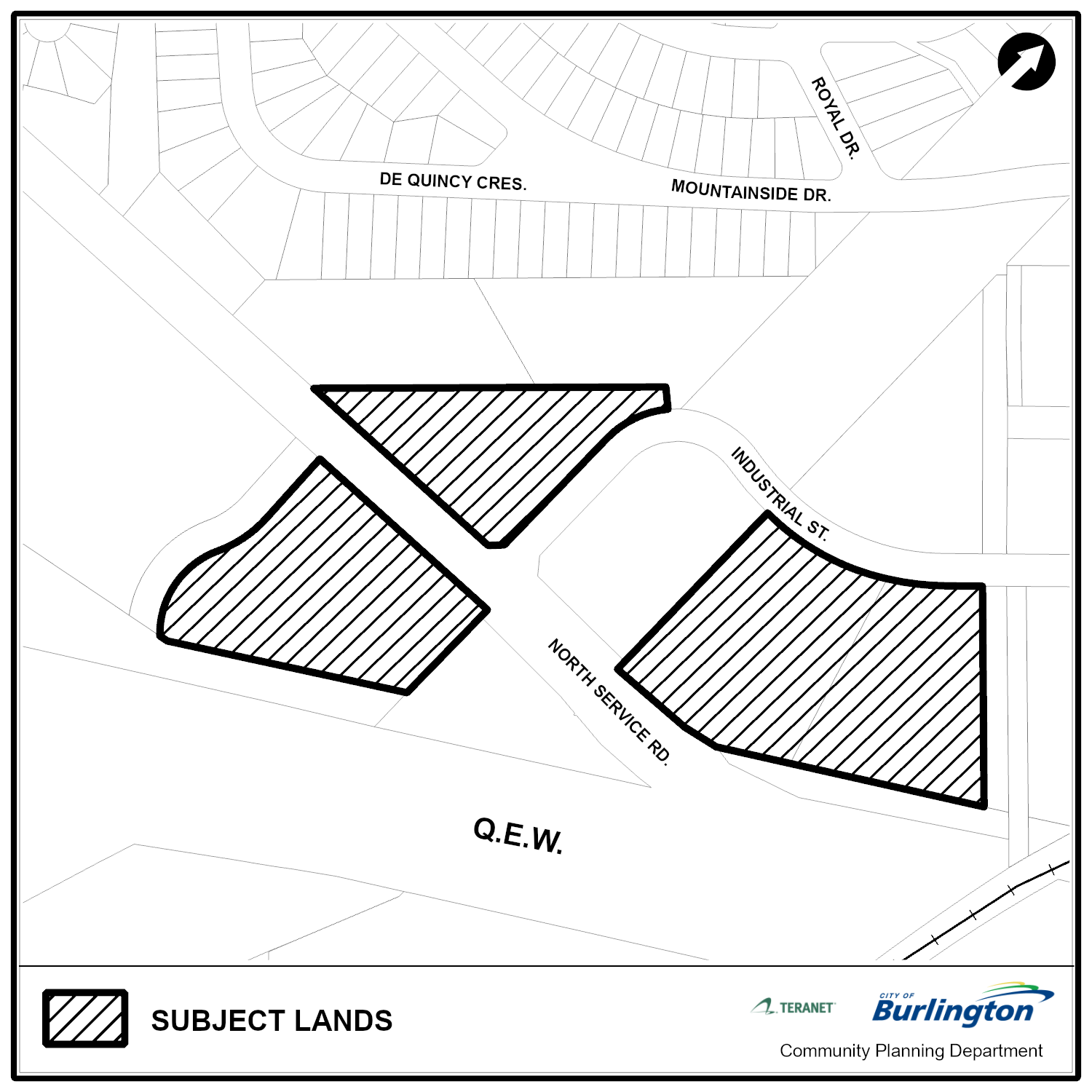 Map of subject area for Zoning Bylaw 2020.508