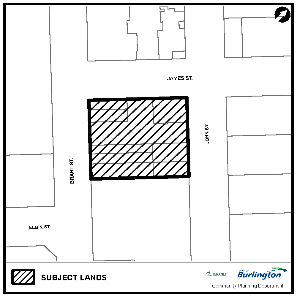 Map of area for Zoning Bylaw 2020.505