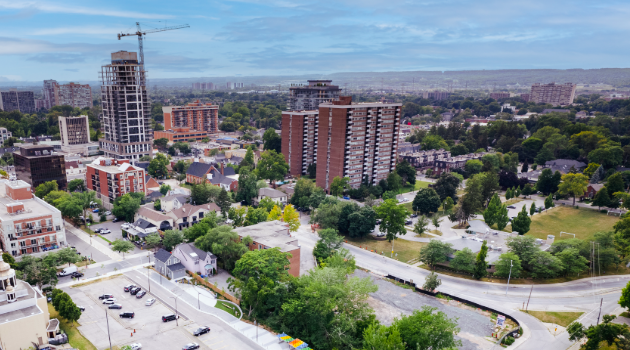 Aerial image of Burlington Ontario