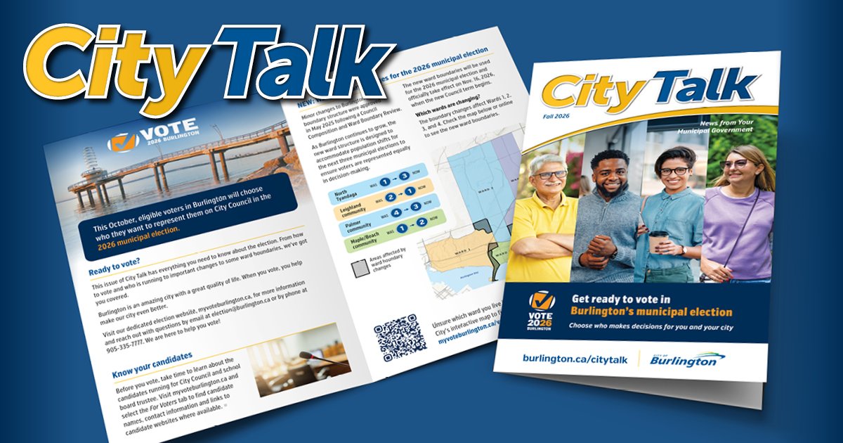 Mock up image of the printed City Talk newsletter
