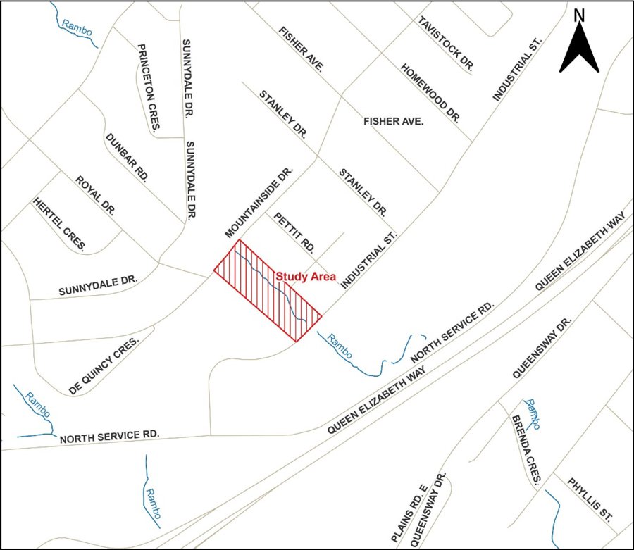 Rambo Creek location map
