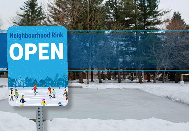 Cogeco Neighbourhood Rinks Outdoor neighbourhood ice rink
