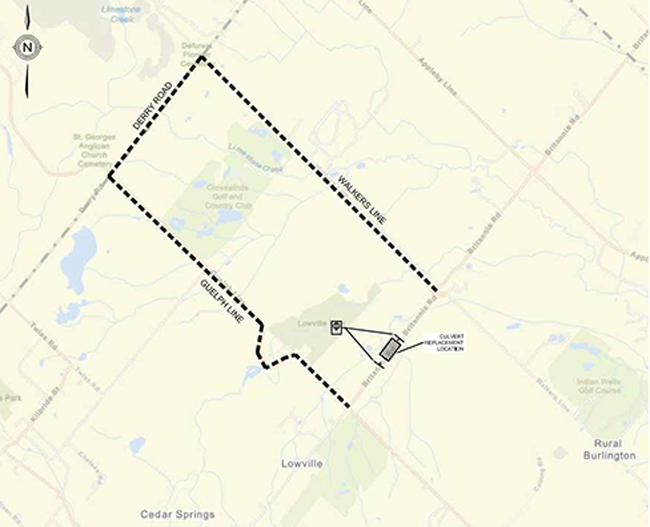 Map of Britannia Road
