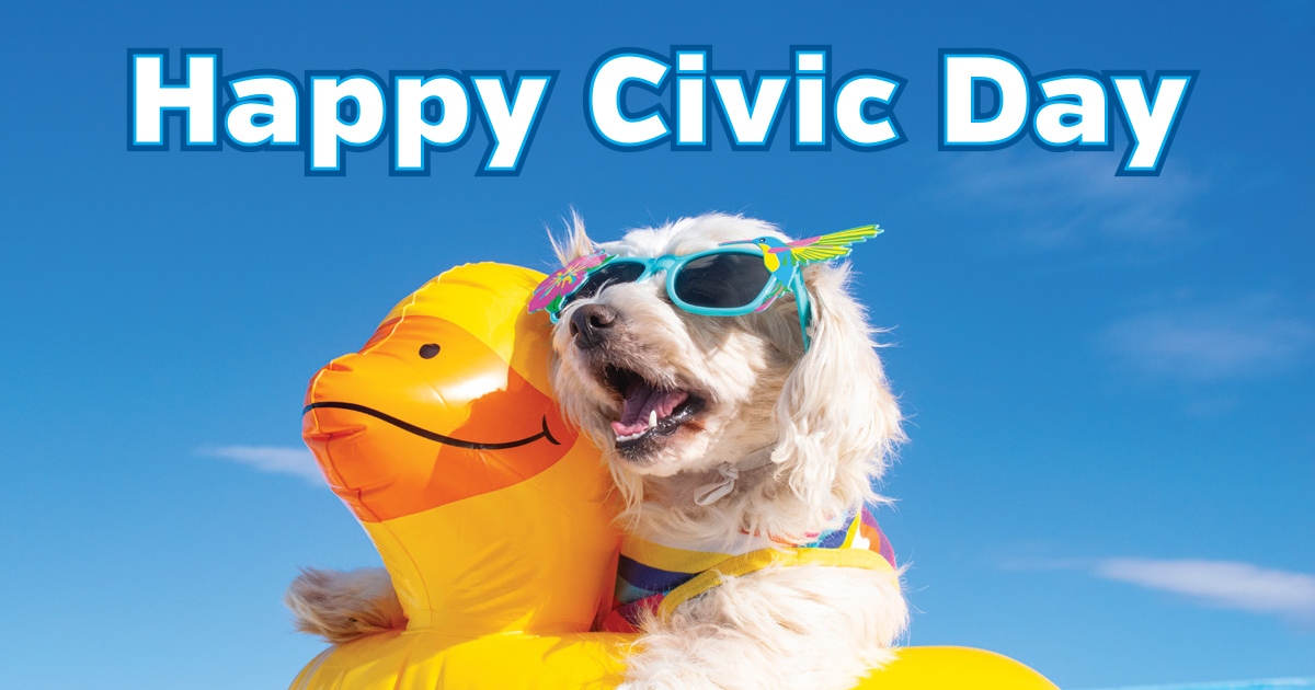 What’s open and closed at the City of Burlington for the Civic Holiday